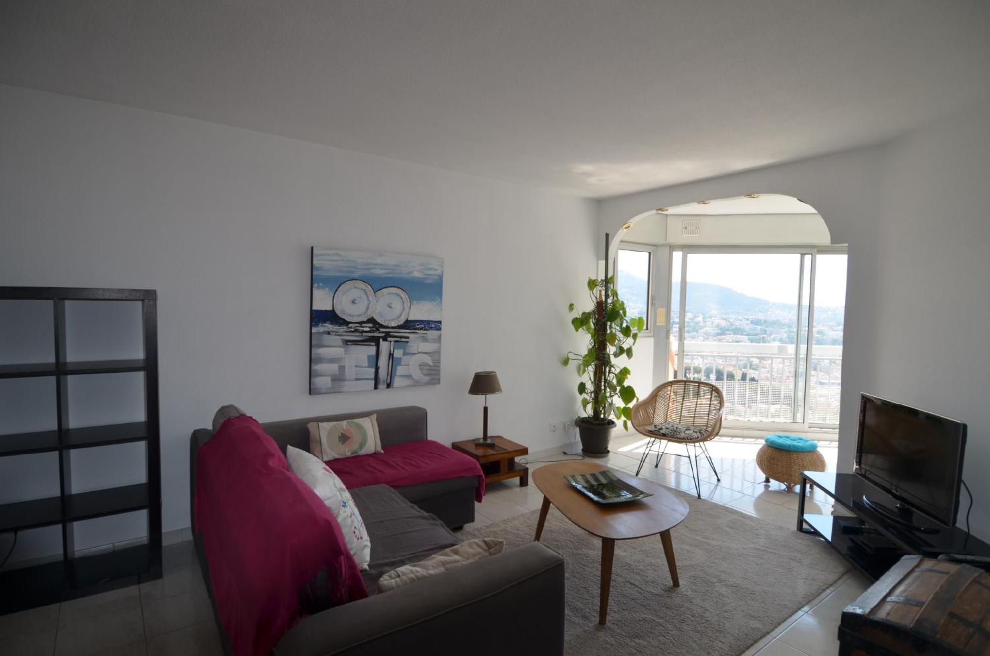 Babylone - Appartement Vue Panoramique Avec Piscine Pour 6 Personnes A Nice Quartier Pessicart Экстерьер фото