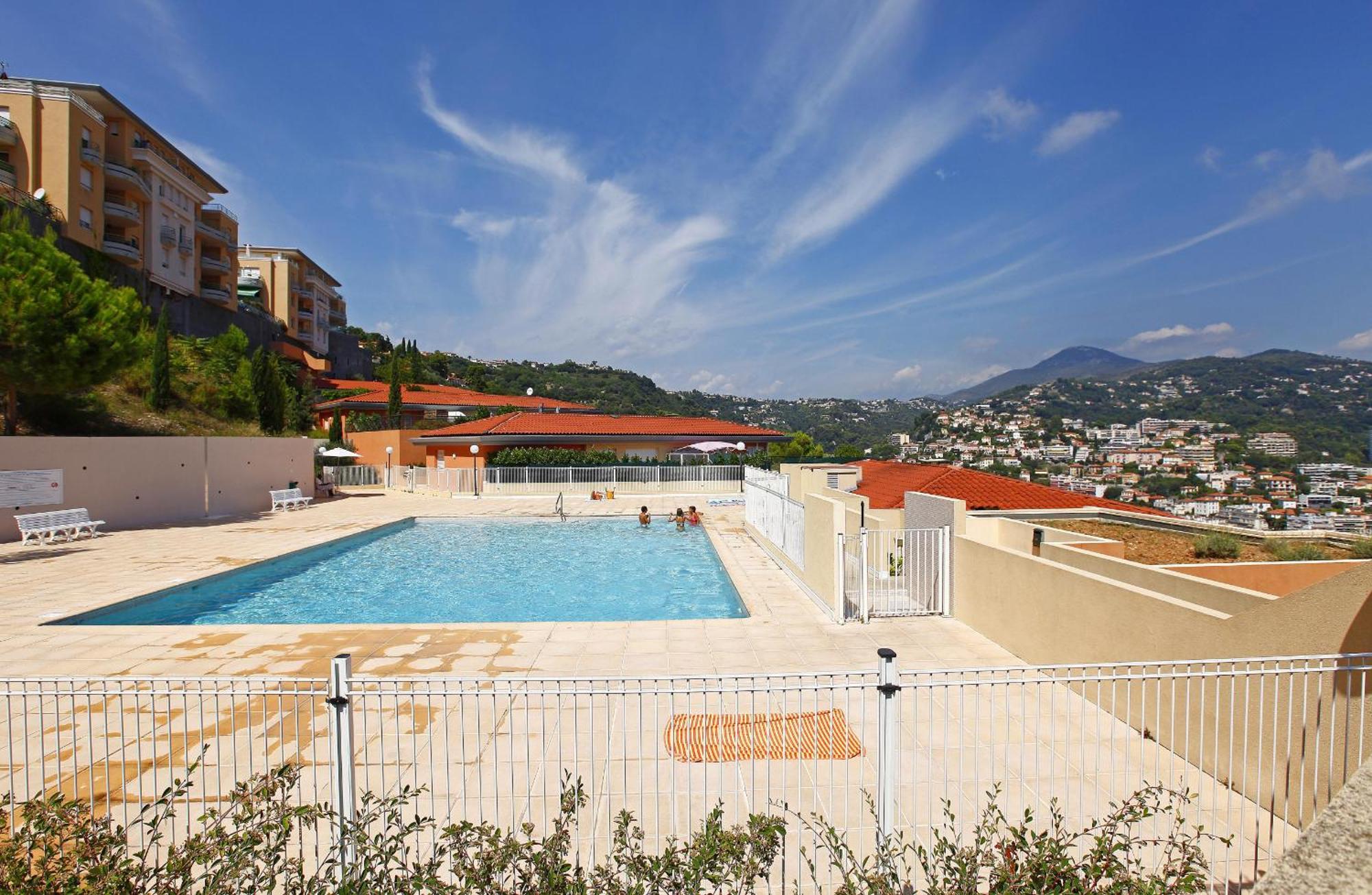 Babylone - Appartement Vue Panoramique Avec Piscine Pour 6 Personnes A Nice Quartier Pessicart Экстерьер фото